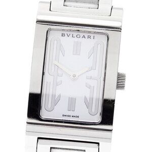 BVLGARI Rettangolo RT39S Silver Dial Quartz Ladies Watch_890680
